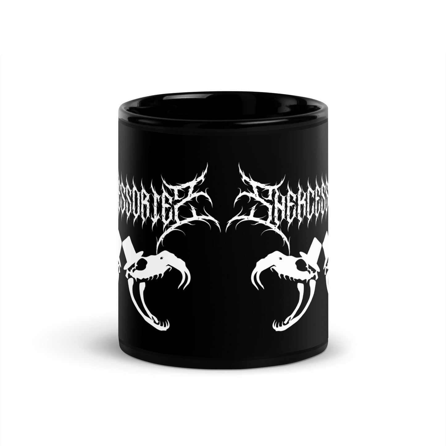 Snekcessories Death Metal Logo Mug