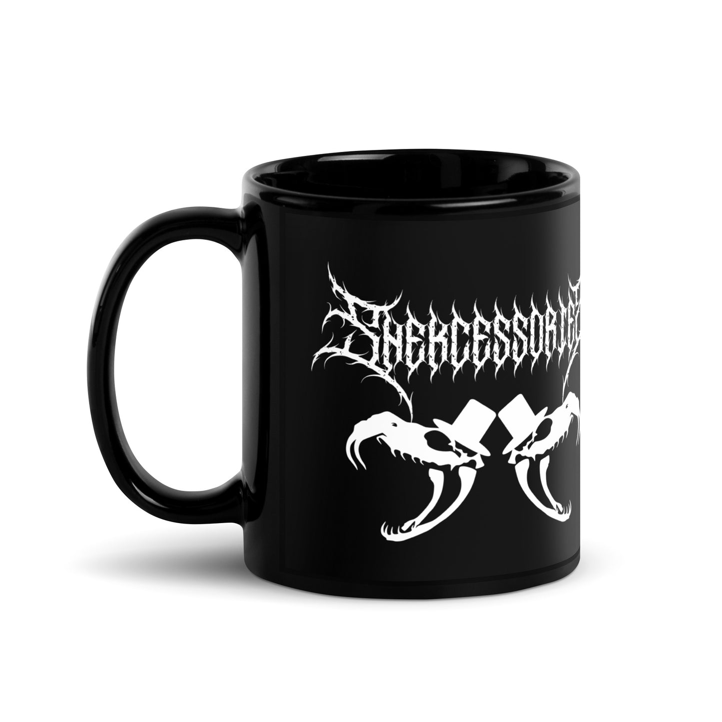 Snekcessories Death Metal Logo Mug