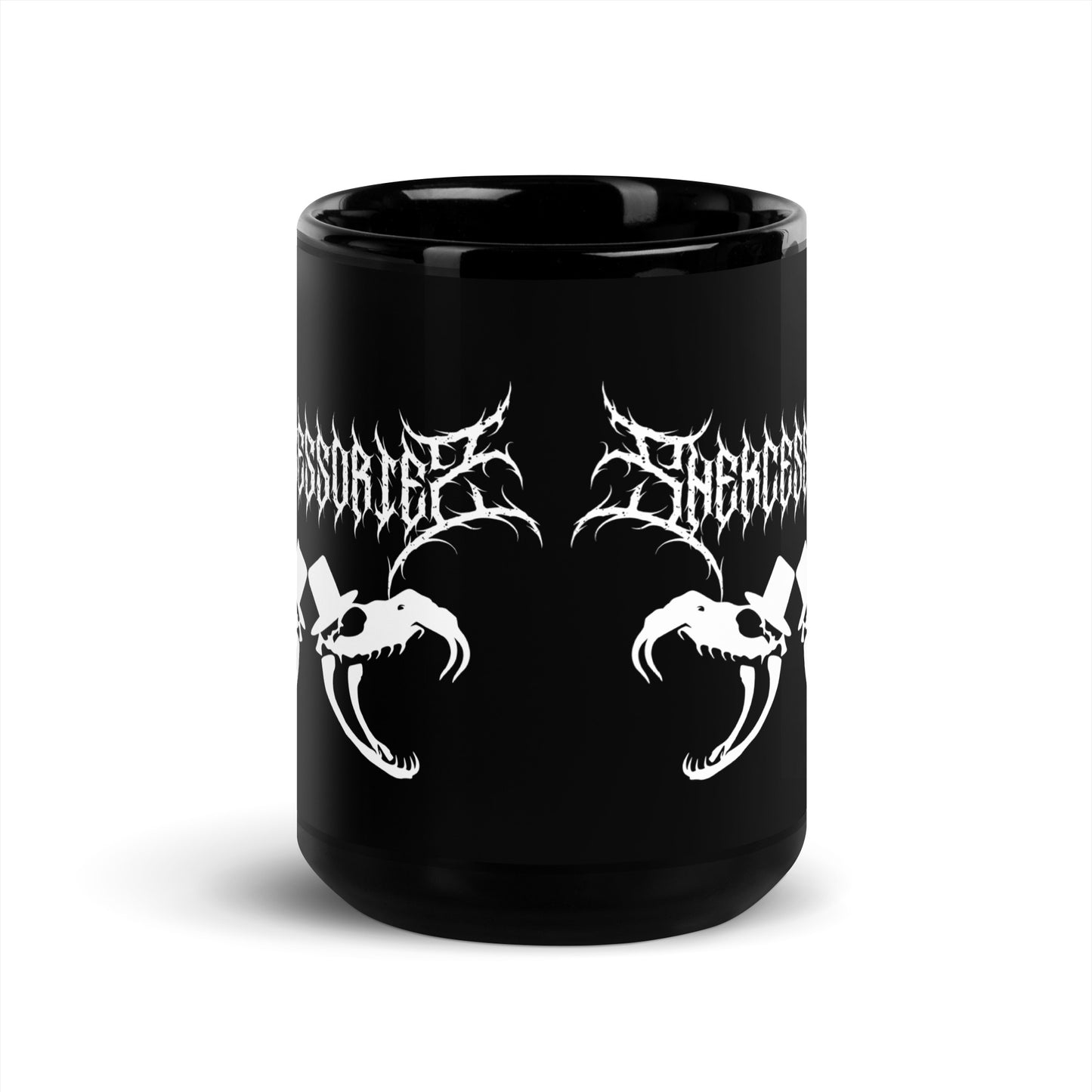 Snekcessories Death Metal Logo Mug