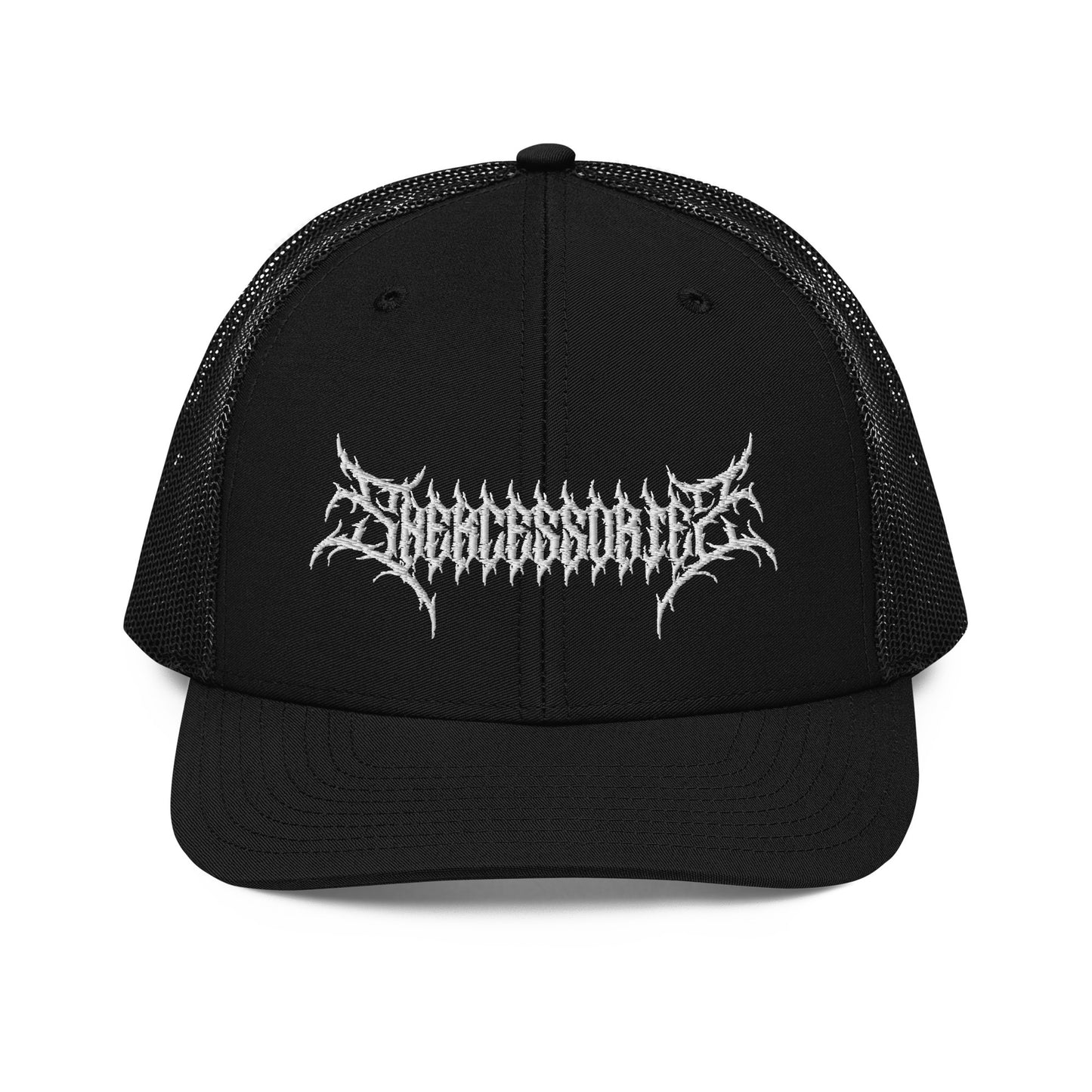 Snekcessories Death Metal Logo Trucker Hat