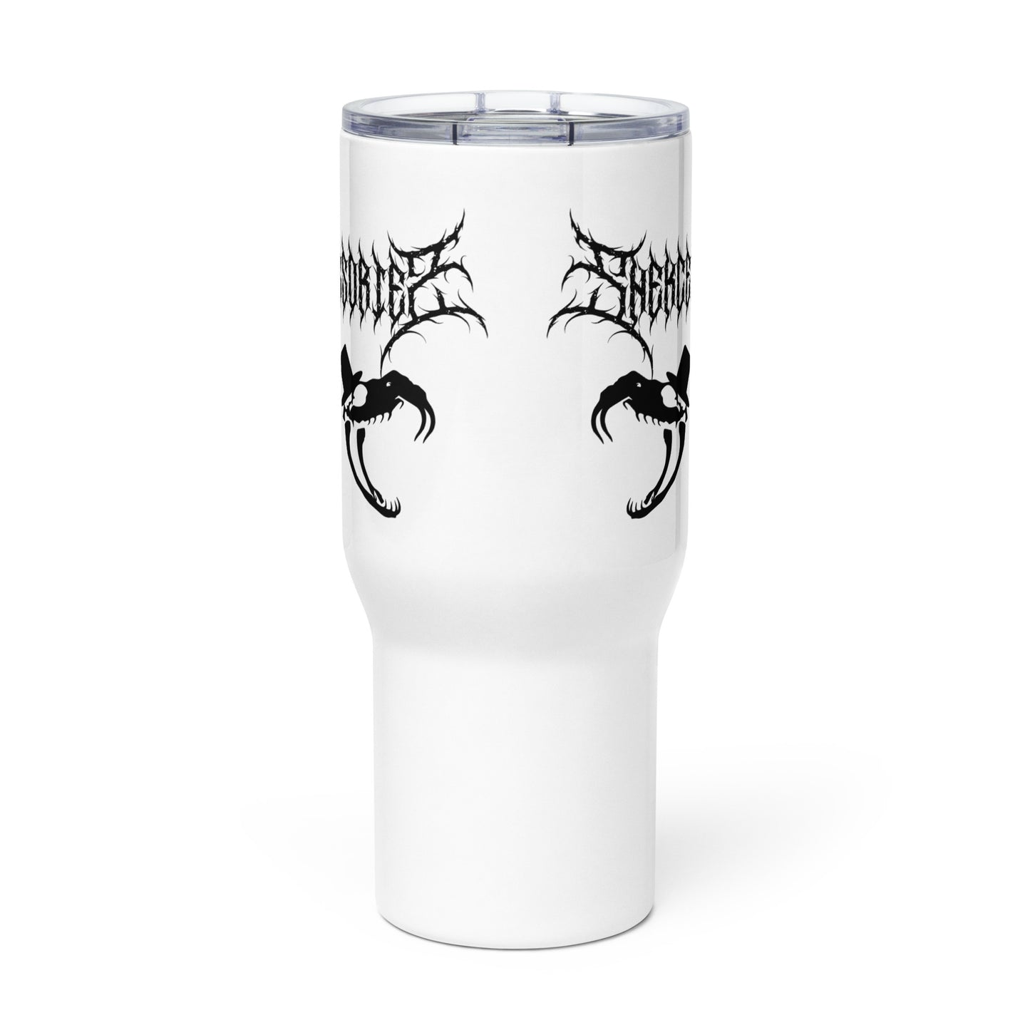 Snekcessories Death Metal Logo Travel Mug With Handle