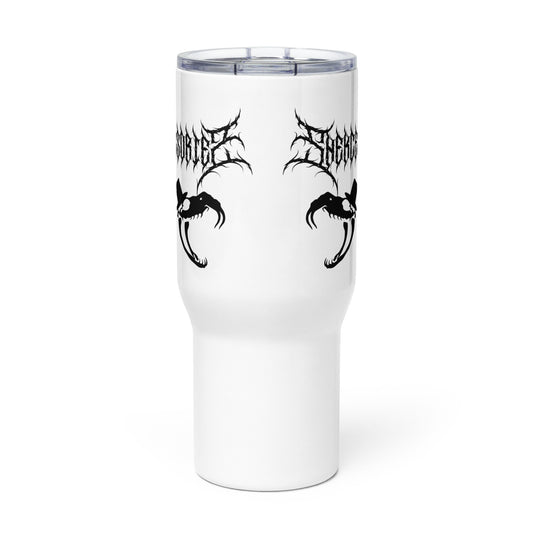 Snekcessories Death Metal Logo Travel Mug With Handle