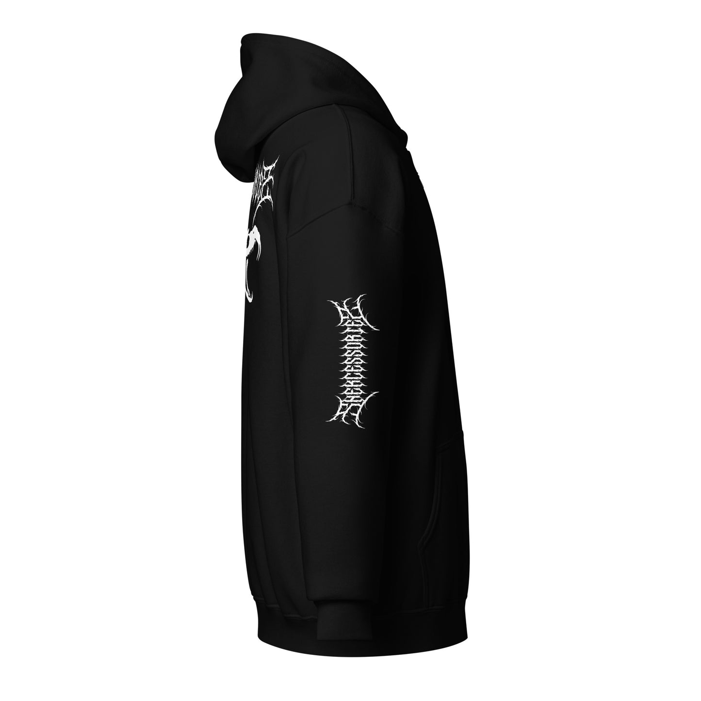 Snekcessories Death Metal Logo Zip Hoodie